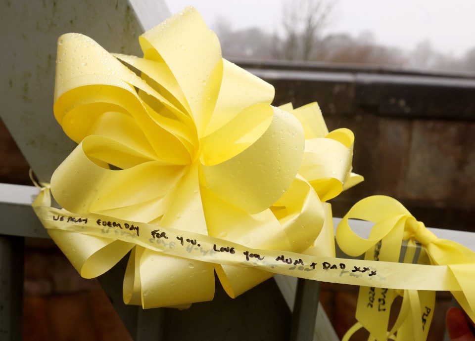 It came as the 45-year-old's family left heartbreaking messages