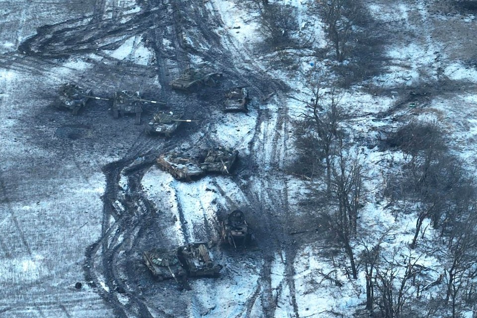 More than 36 Russian tanks have been destroyed during the battle of Vuhledar