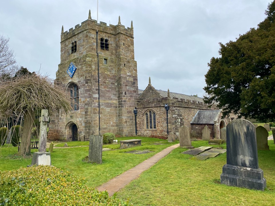 Two men were spotted acting suspiciously outside St Michael's Church in St Michael's on Wyre