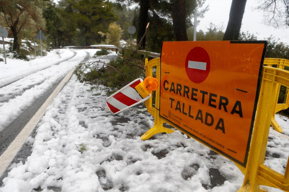 Many roads have been shut completely due to danger