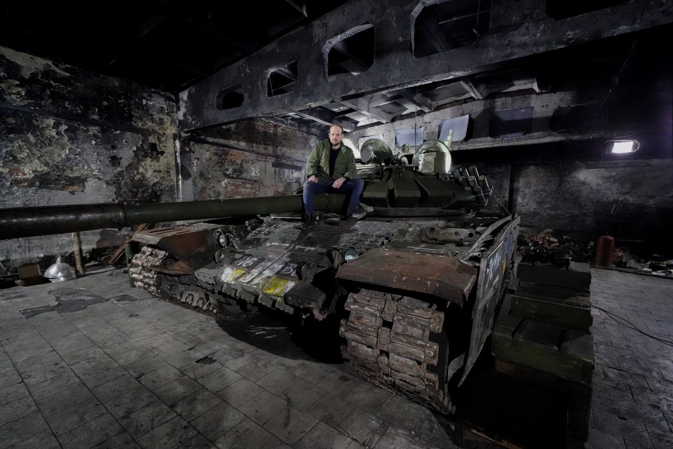 The captured Russian tanks will be used by Ukrainian forces against Putin's troops