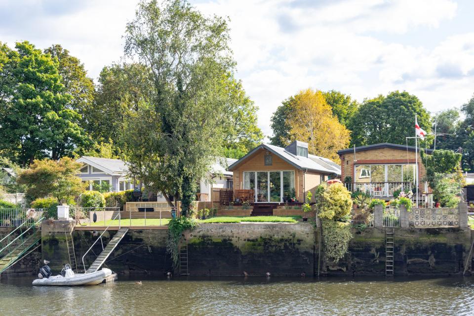 Eel Pie Island is home to around 120 people