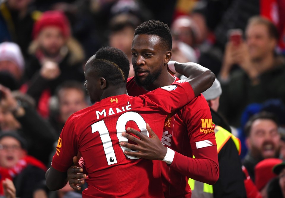 The Senegal star picked former Liverpool team-mate Divock Origi