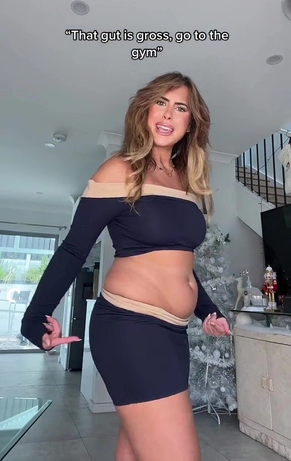 Ariella hit back at trolls who claim her gut ruins her outfits