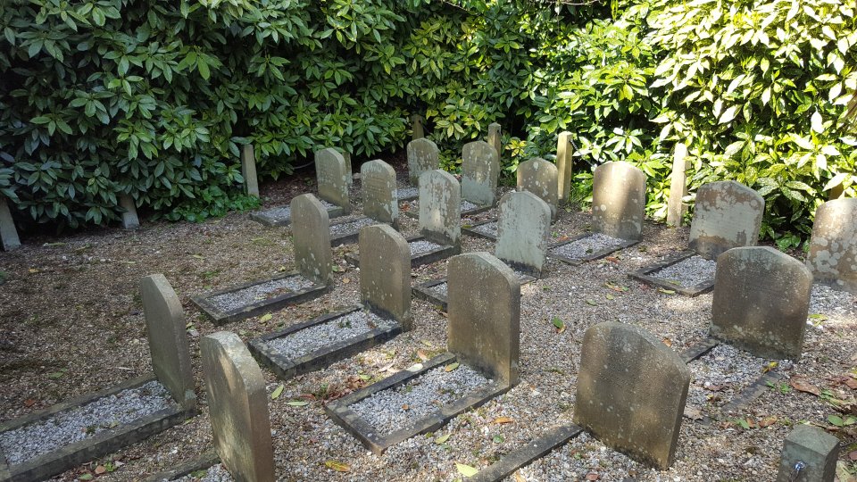 Margaret had many dogs - they are all buried in the Dog Graves section of the gardens