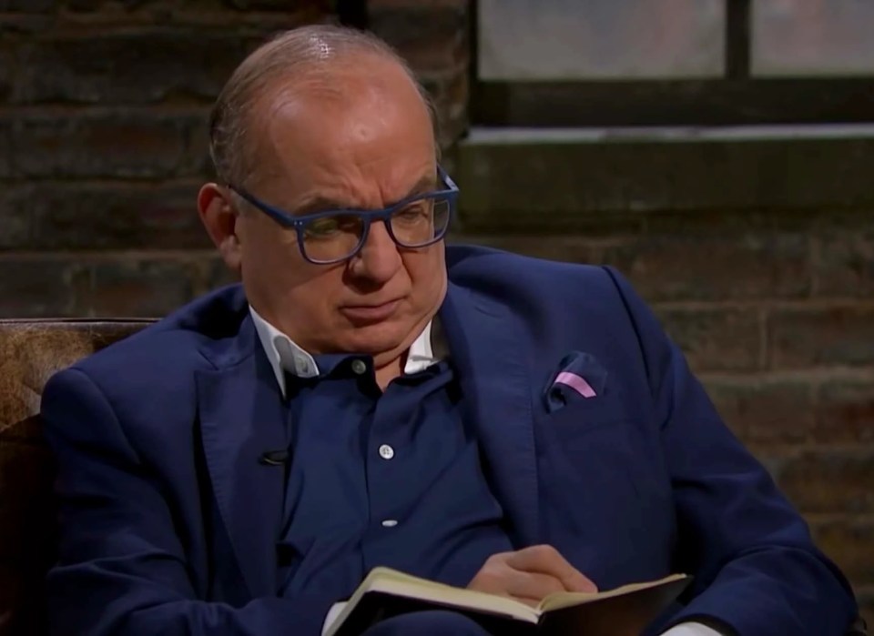 The duo claimed Touker Suleyman 'got a little snooze in' during their pitch