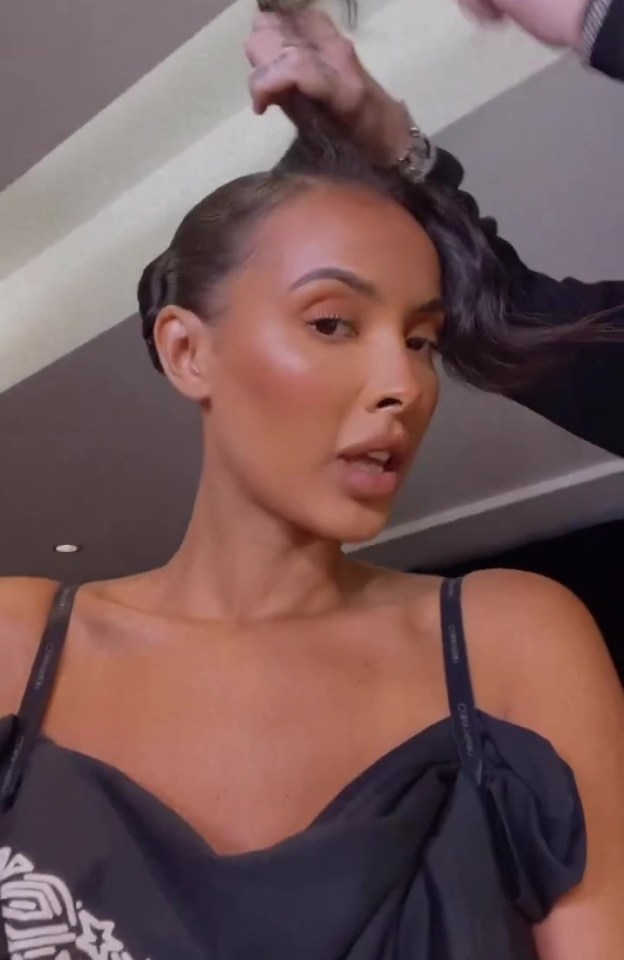 Maya Jama shared a clip of her getting ready for tonight's Brit Awards