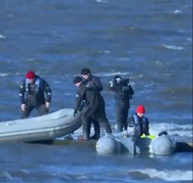 Officers are now searching the sea for Nicola