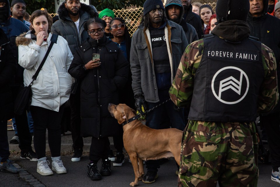 The demonstrations were led by activists from anti-racism group Forever Family