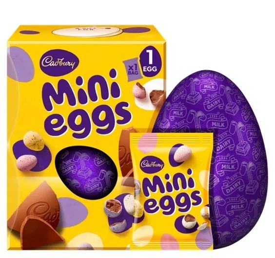 Get four Easter eggs for £10 on selected £3 chocolate eggs, including the Cadbury’s Mini Eggs one, at Asda