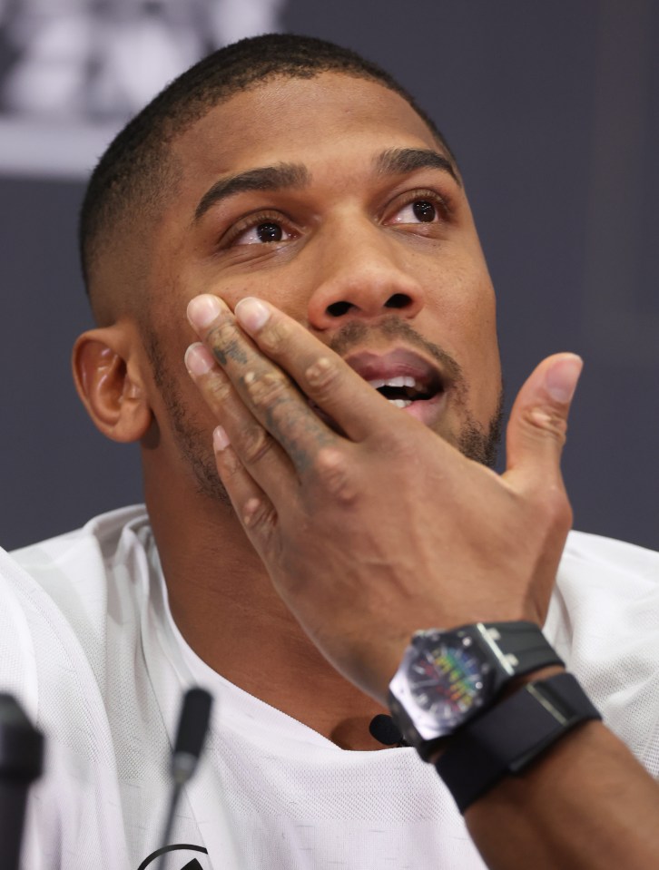 But Joshua has insisted his focus is back on boxing