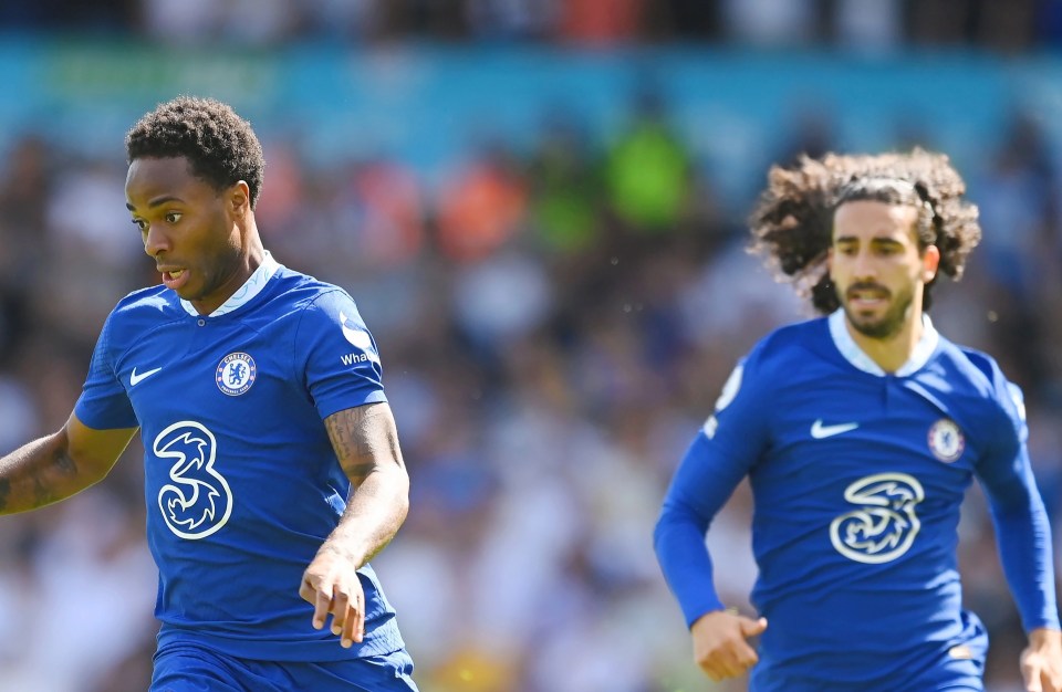 Raheem Sterling and Marc Cucurella have found life at Chelsea difficult