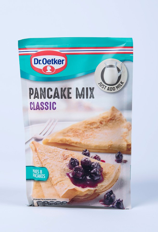 This Asda mix may be a bit pricey but the pancakes are still very good