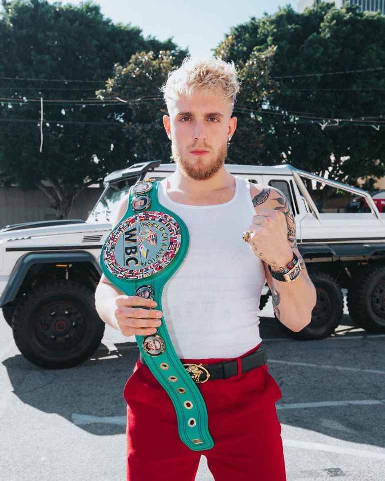 Jake Paul will earn a WBC ranking if he beats Tommy Fury