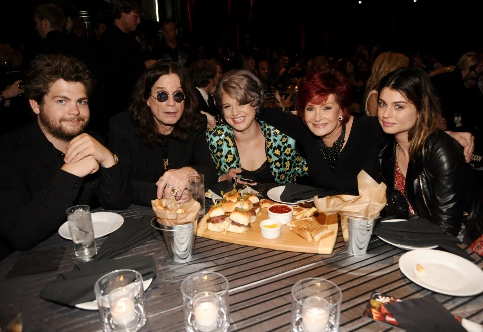 Ozzy and Sharon with children Jack, Kelly and Aimee