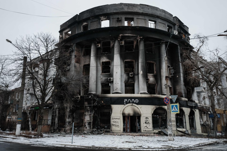 The once beautiful, 19th century city has become a wasteland