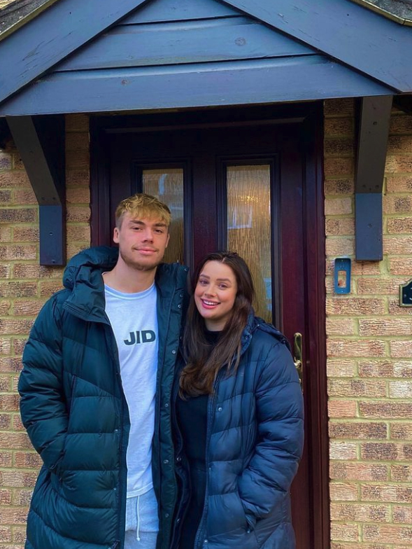 Ollie Hassell-Collins and girlfriend Eloise have been renovating their first home