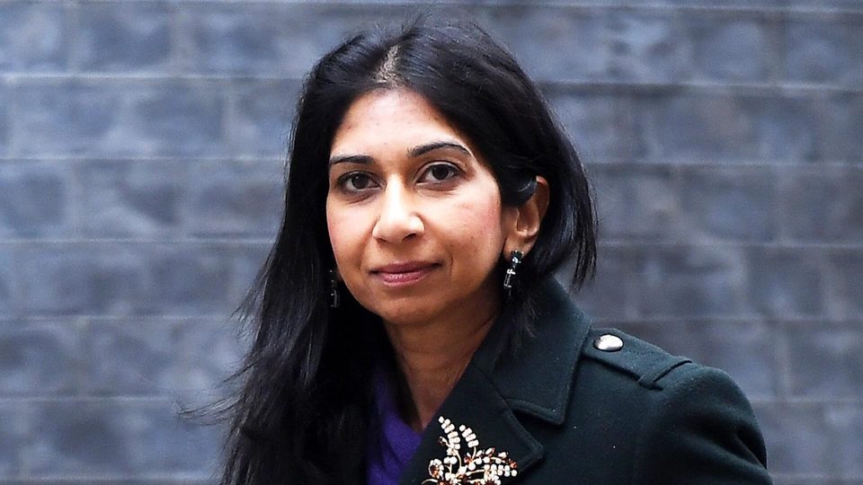 Suella Braverman's radical plan to slash the £6.8 million a day cost of housing the UK's migrants is being blocked by officials claiming it would breach EU rules