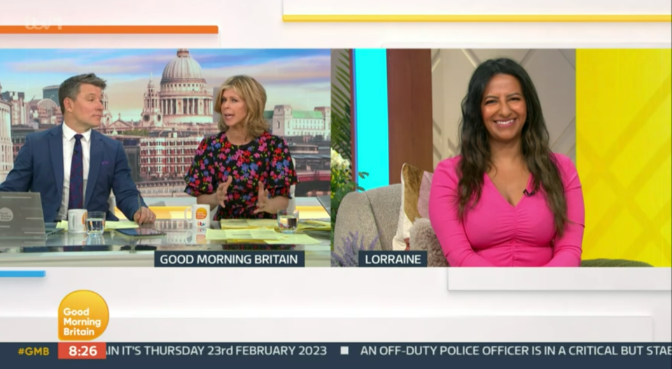 Good Morning Britain’s Ranvir Singh will again take the reins today