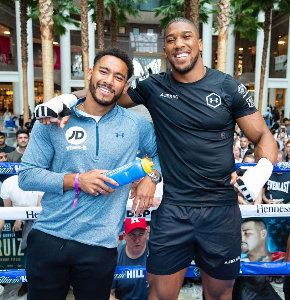 Anthony Joshua and Denzel will be providing content for JD Sports