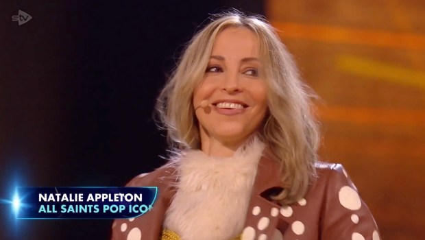 Natalie Appleton was revealed as Fawn