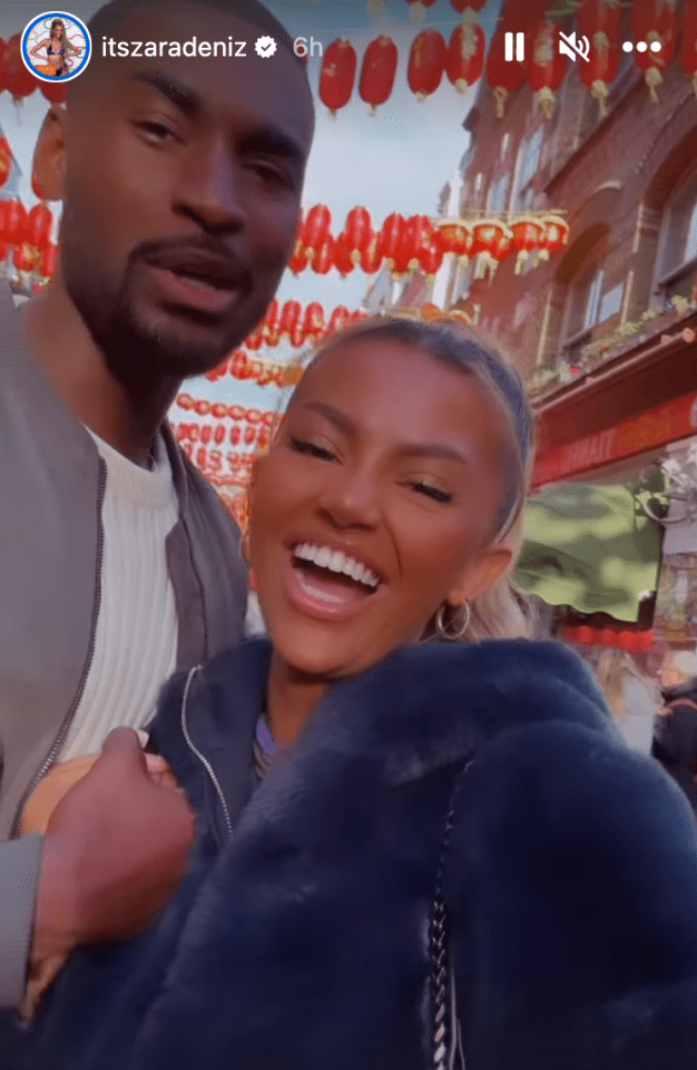 Jordan and Zara held hands in London's Chinatown