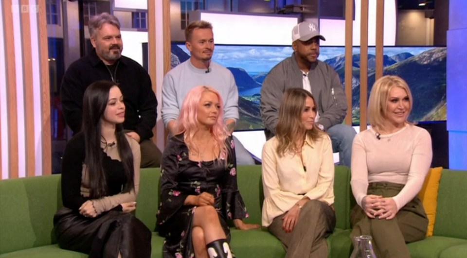 She appeared on The One Show last night with S Club & and stunned viewers