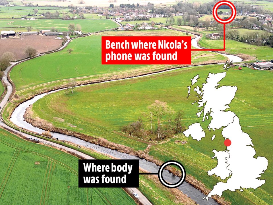 A body was found in the water — just a mile from where Nicola was last seen