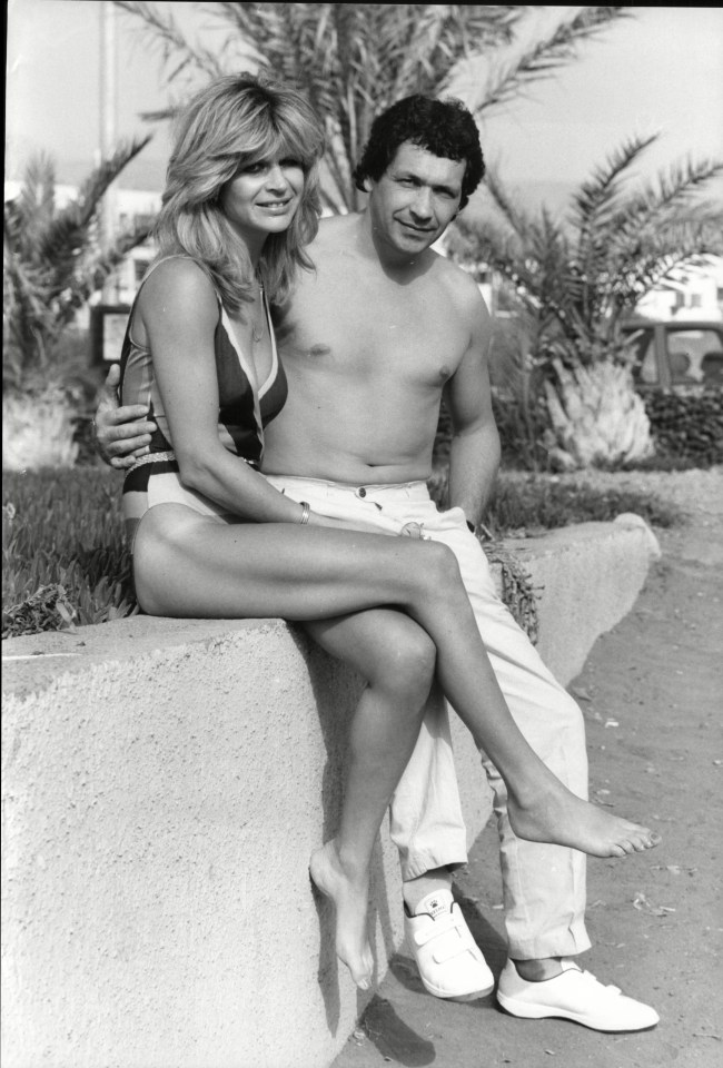 John Palmer with wife Marnie in Tenerife where he ran a controversial timeshare empire