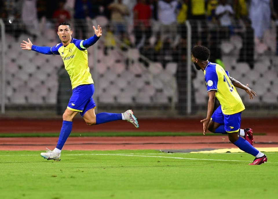 Ronaldo scored all four goals in Al-Nassr's rout of Al-Wehda