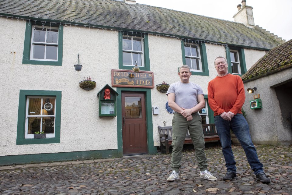 The Red Lion pub serves Culross' population of 400 villagers