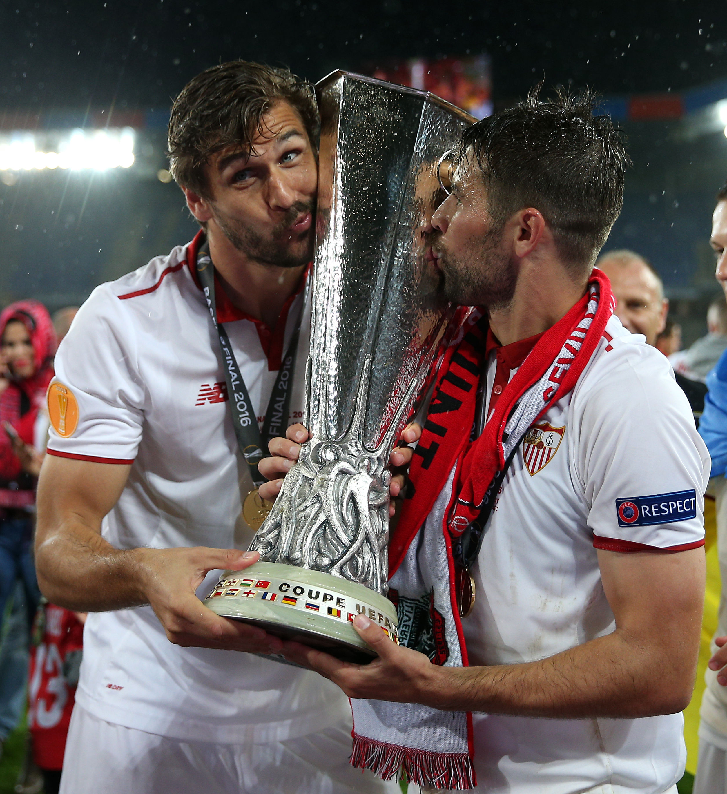 The striker won the Europa League with Sevilla