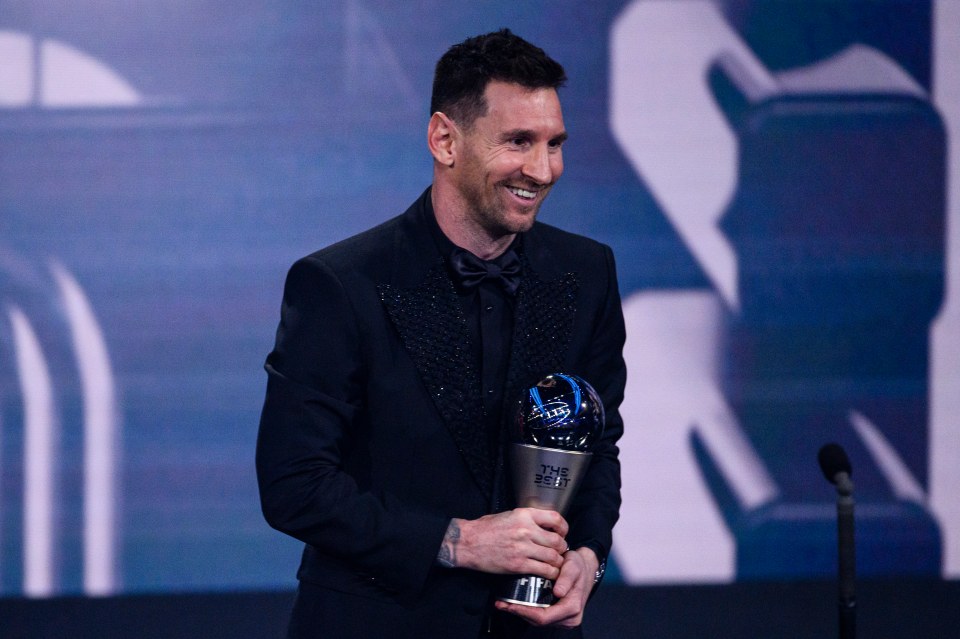 Lionel Messi scooped up the top prize for a second time