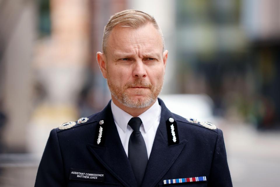 The UK's Head of Counter Terrorism Policing, Matt Jukes