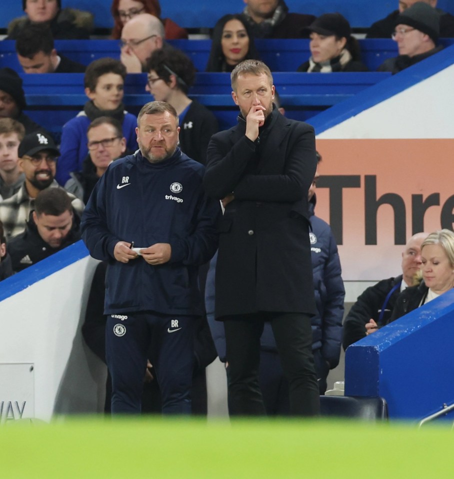 Graham Potter's men were held by Fulham at Stamford Bridge