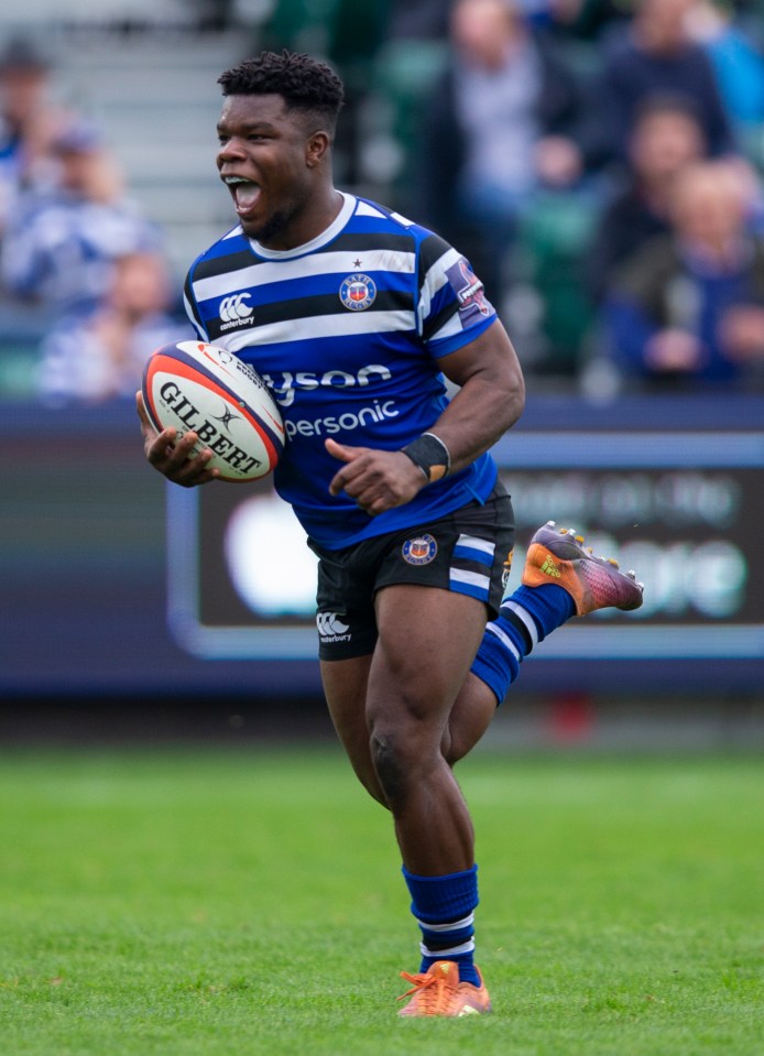 Bath Rugby’s Levi Davis in 2019