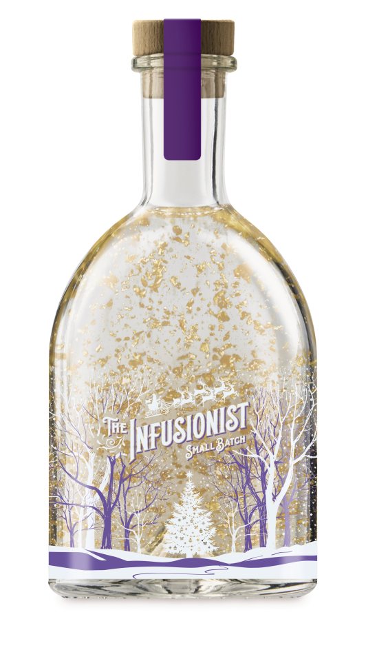 Aldi's Blackberry Snow Globe Gin Liqueur