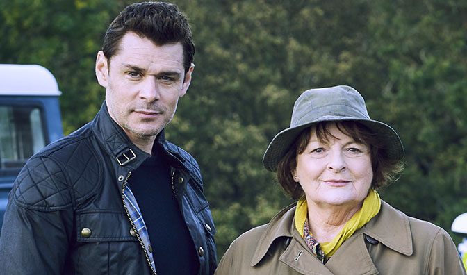 Vera with sidekick DS Aiden Healy, played by Kenny Doughty