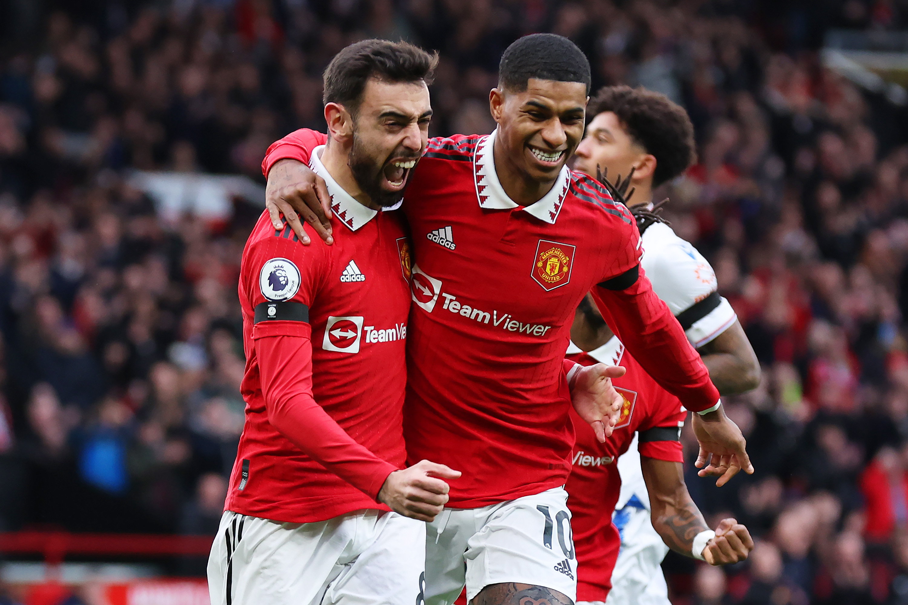 United goal heroes Fernandes and Rashford share their joy