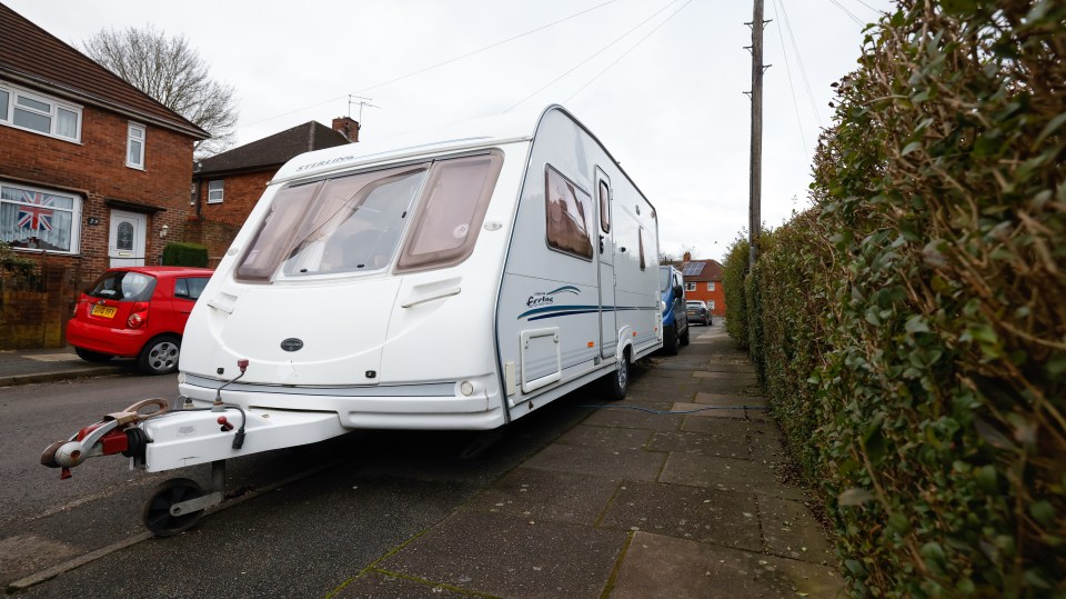 Ben's neighbours say his caravan is blocking the pavement, but he argues that even his dad's mobility scooter can get past