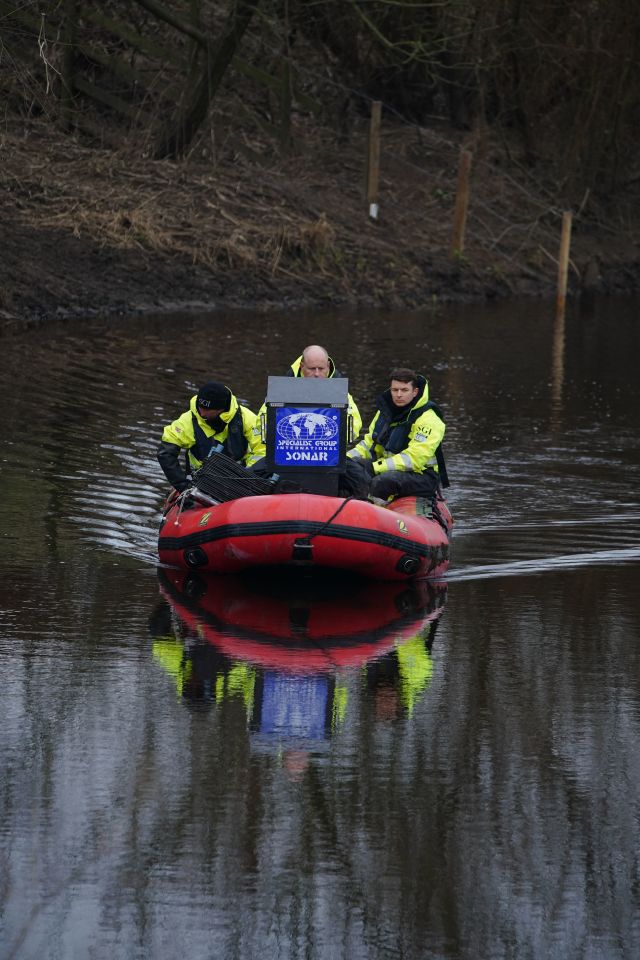 Yesterday's search for Nicola, 45, focused downstream on the tidal area of the River Wyre in Lancashire