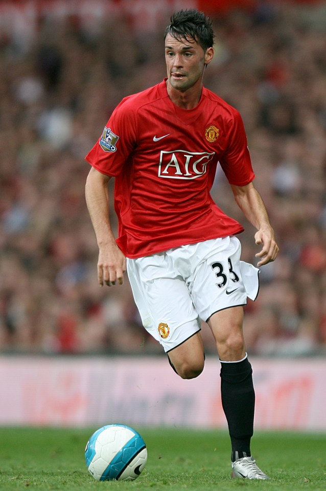 Chris Eagles at Man Utd during his playing days