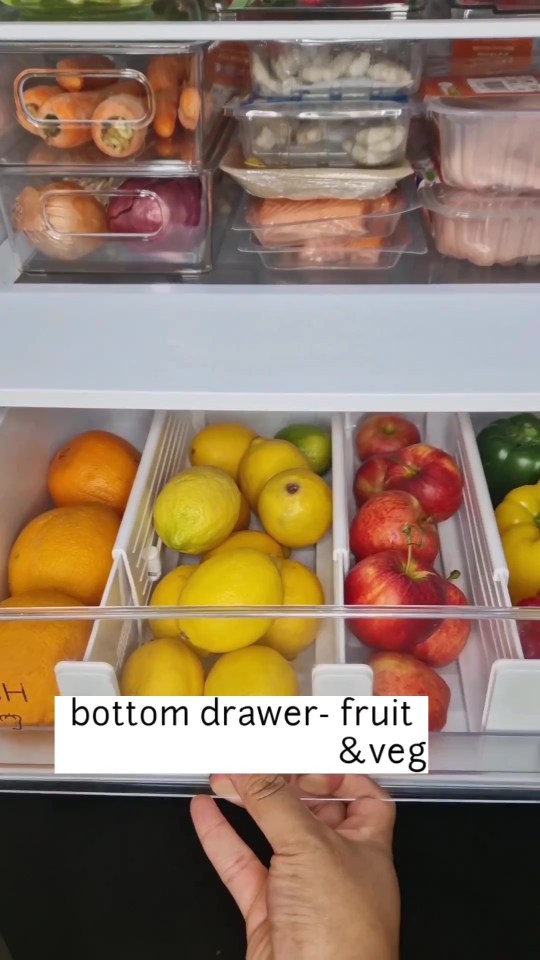 Keep you fruit and veg in the bottom drawer of your fridge