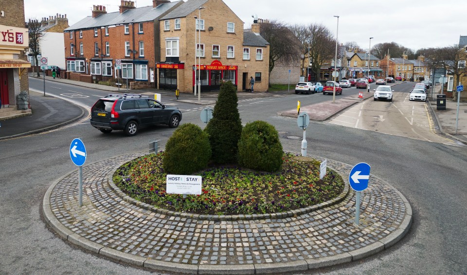 Motorists say the giant manhood is blocking their view