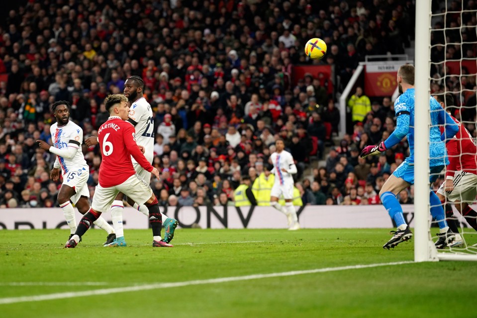 Jeffrey Schlupp, left, set up a tense final 20 minutes with this Palace goal