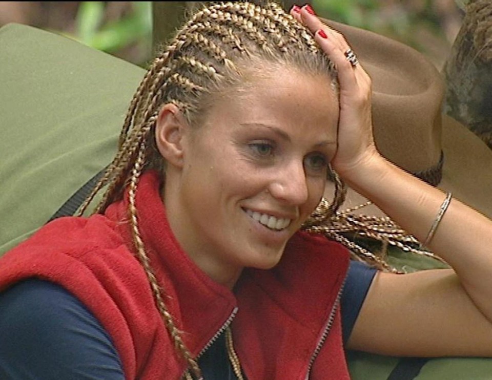 The star seen in the I'm A Celebrity jungle back in 2004