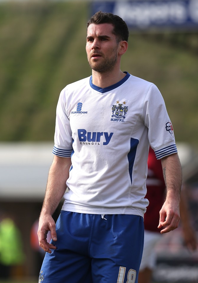 Nardiello had a stint with Bury towards the end of his playing career