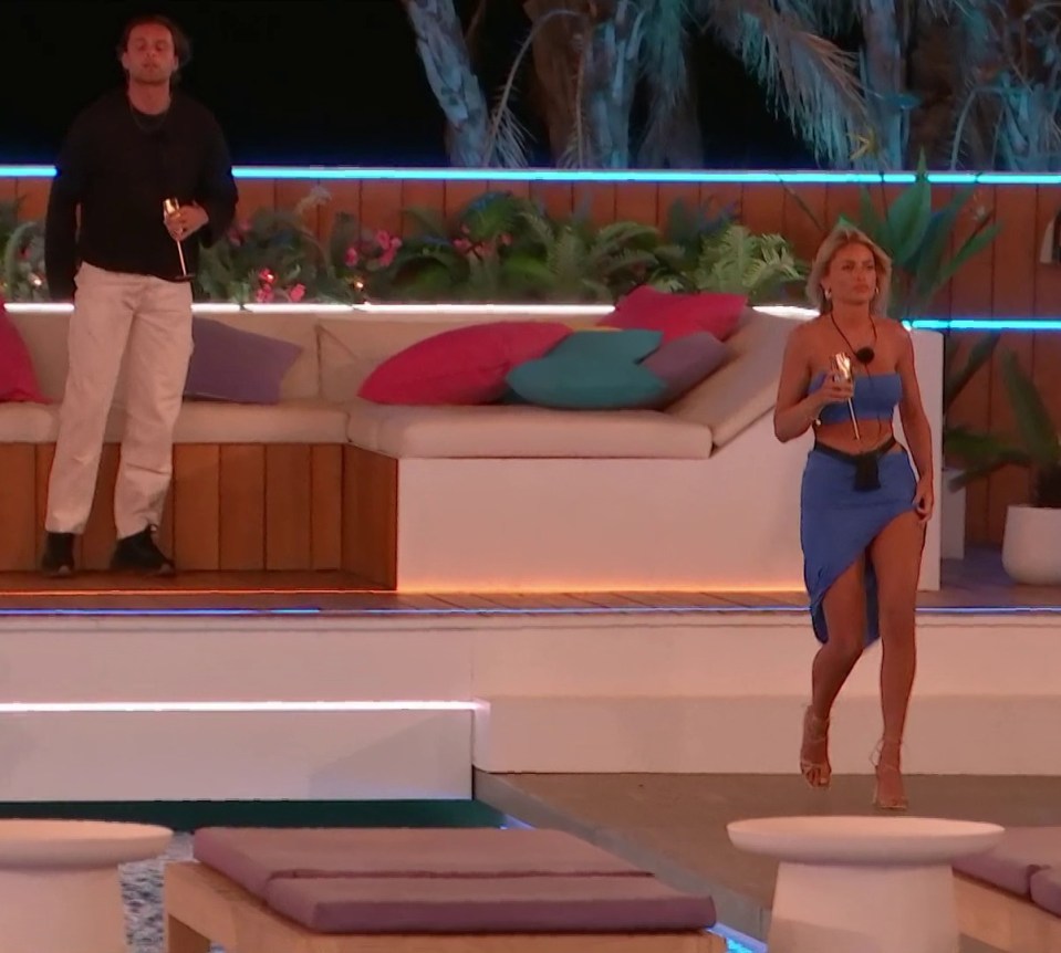 Claudia told Casey 'let's just leave it' and then walked away