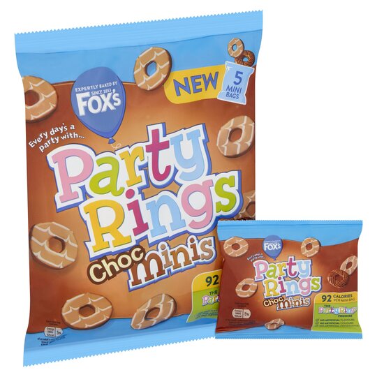 Fox's Biscuits has given its Party Rings a chocolate makeover