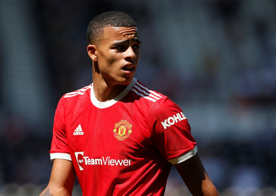 Mason Greenwood is currently suspended by United as it carries out an investigation